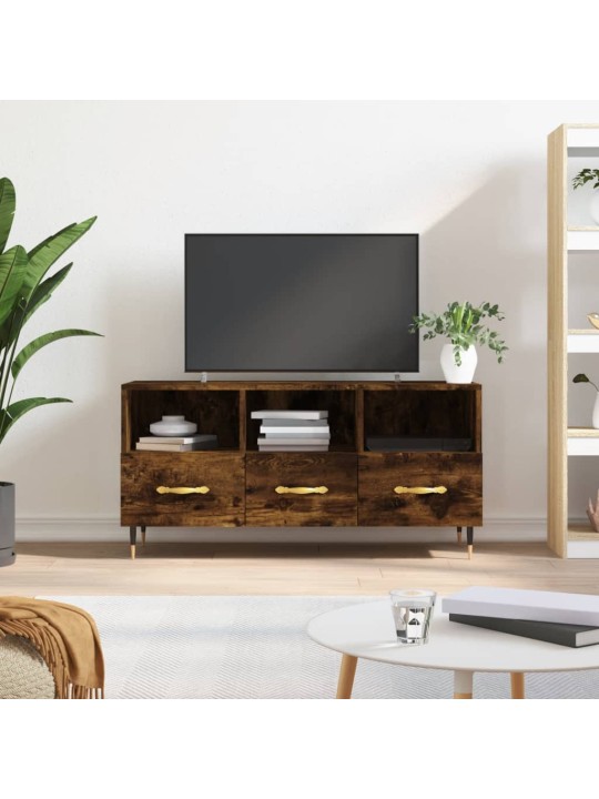TV skříňka kouřový dub 102 x 36 x 50 cm kompozitní dřevo