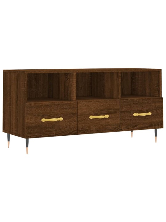 TV skříňka hnědý dub 102 x 36 x 50 cm kompozitní dřevo