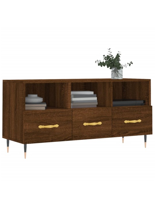 TV skříňka hnědý dub 102 x 36 x 50 cm kompozitní dřevo