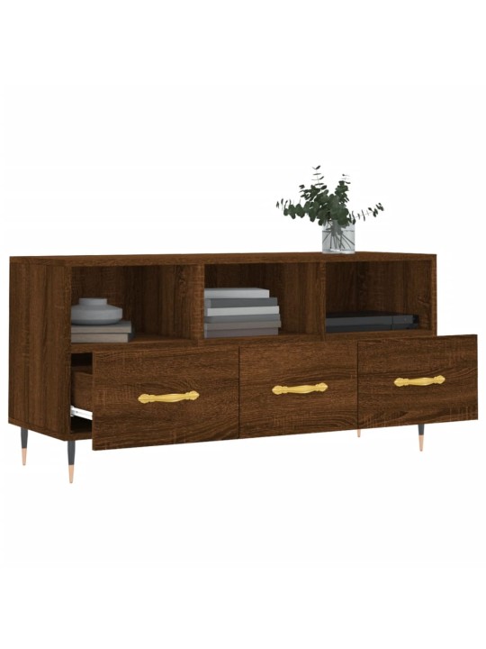 TV skříňka hnědý dub 102 x 36 x 50 cm kompozitní dřevo