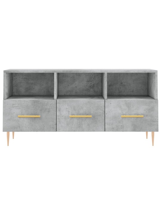 TV skříňka betonově šedá 102 x 36 x 50 cm kompozitní dřevo