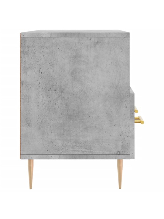 TV skříňka betonově šedá 102 x 36 x 50 cm kompozitní dřevo