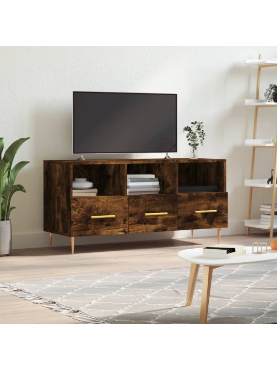 TV skříňka kouřový dub 102 x 36 x 50 cm kompozitní dřevo
