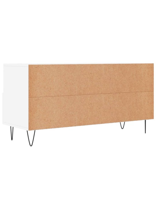 TV skříňka bílá 102 x 36 x 50 cm kompozitní dřevo
