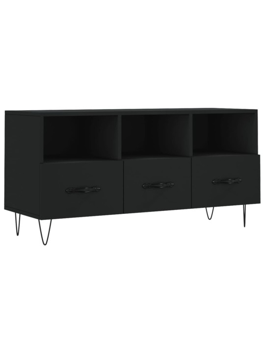 TV skříňka černá 102 x 36 x 50 cm kompozitní dřevo