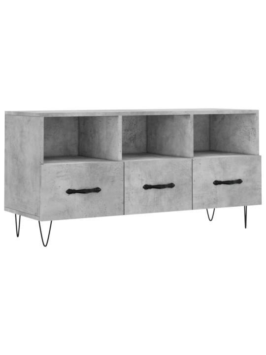 TV skříňka betonově šedá 102 x 36 x 50 cm kompozitní dřevo
