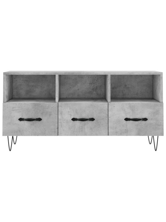 TV skříňka betonově šedá 102 x 36 x 50 cm kompozitní dřevo
