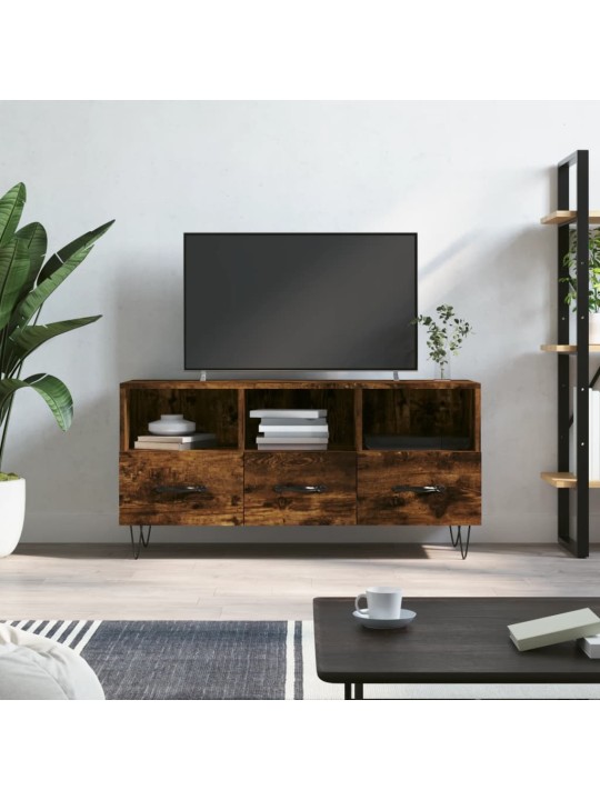 TV skříňka kouřový dub 102 x 36 x 50 cm kompozitní dřevo