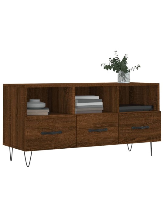 TV skříňka hnědý dub 102 x 36 x 50 cm kompozitní dřevo