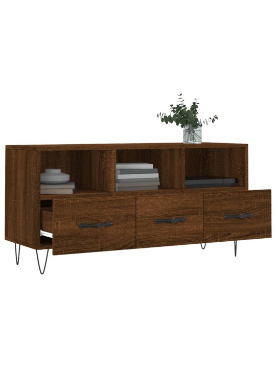 TV skříňka hnědý dub 102 x 36 x 50 cm kompozitní dřevo