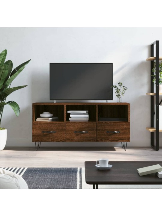 TV skříňka hnědý dub 102 x 36 x 50 cm kompozitní dřevo