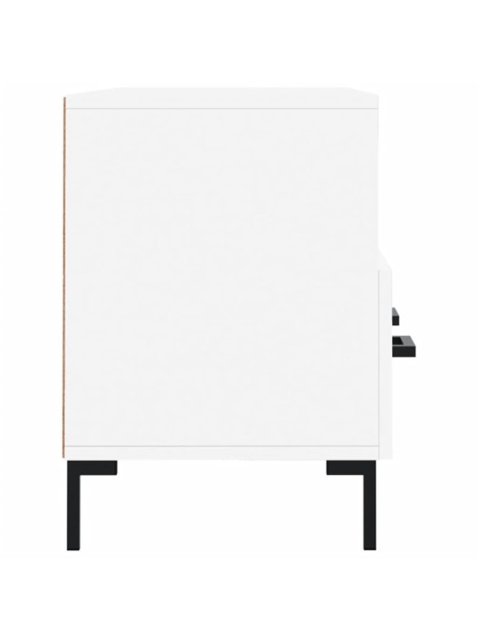 TV skříňka bílá 102 x 36 x 50 cm kompozitní dřevo