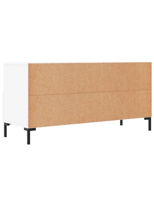 TV skříňka bílá 102 x 36 x 50 cm kompozitní dřevo