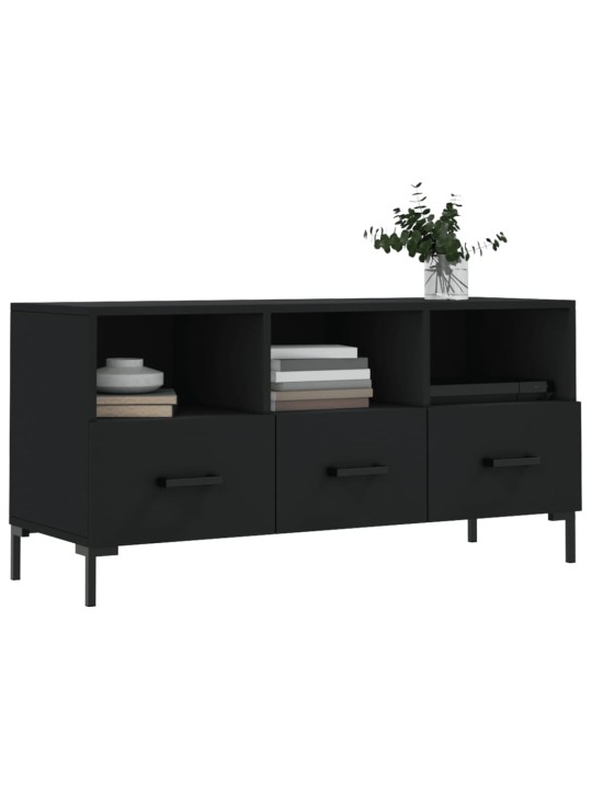 TV skříňka černá 102 x 36 x 50 cm kompozitní dřevo