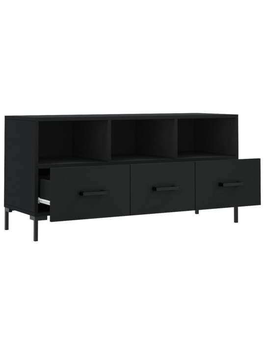 TV skříňka černá 102 x 36 x 50 cm kompozitní dřevo