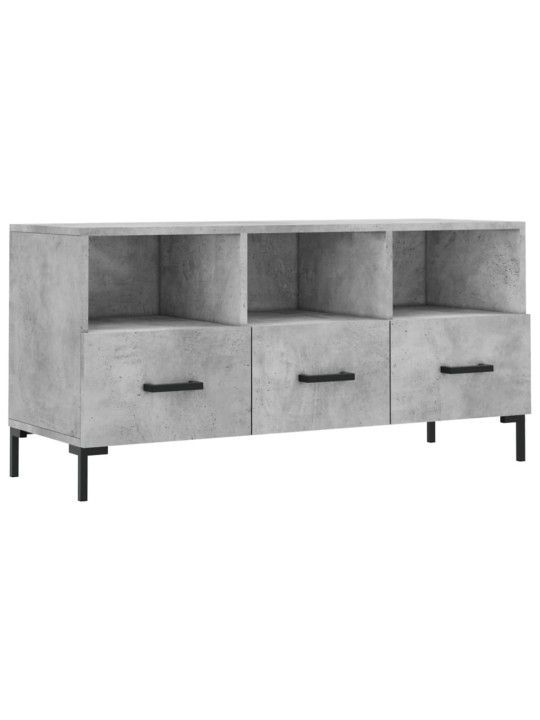 TV skříňka betonově šedá 102 x 36 x 50 cm kompozitní dřevo