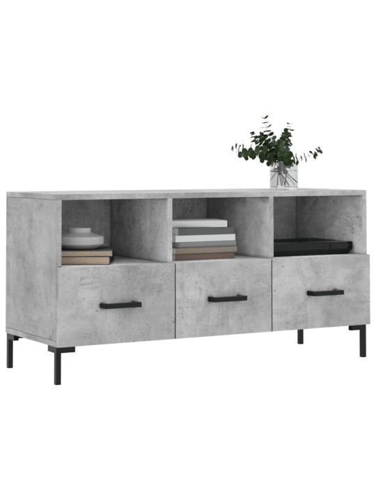 TV skříňka betonově šedá 102 x 36 x 50 cm kompozitní dřevo