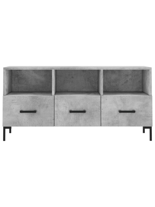 TV skříňka betonově šedá 102 x 36 x 50 cm kompozitní dřevo