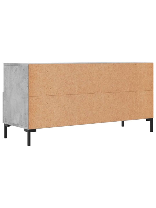 TV skříňka betonově šedá 102 x 36 x 50 cm kompozitní dřevo