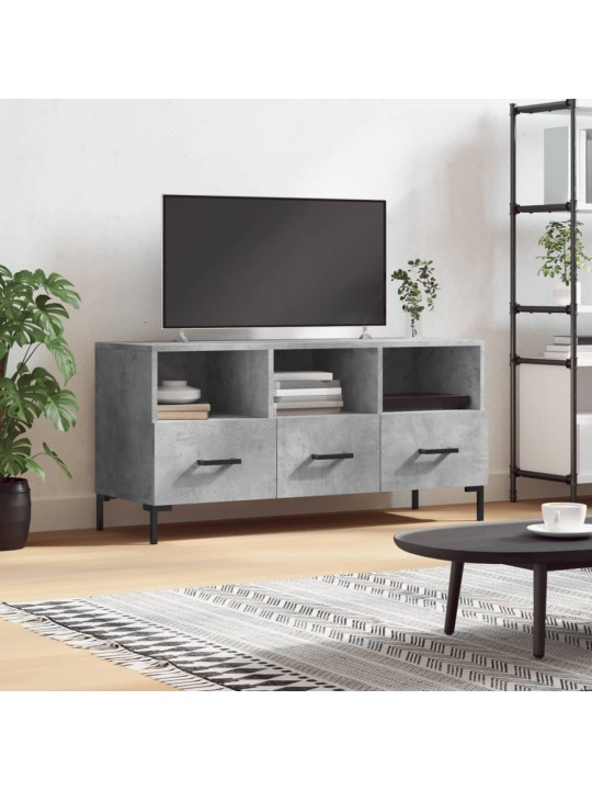 TV skříňka betonově šedá 102 x 36 x 50 cm kompozitní dřevo