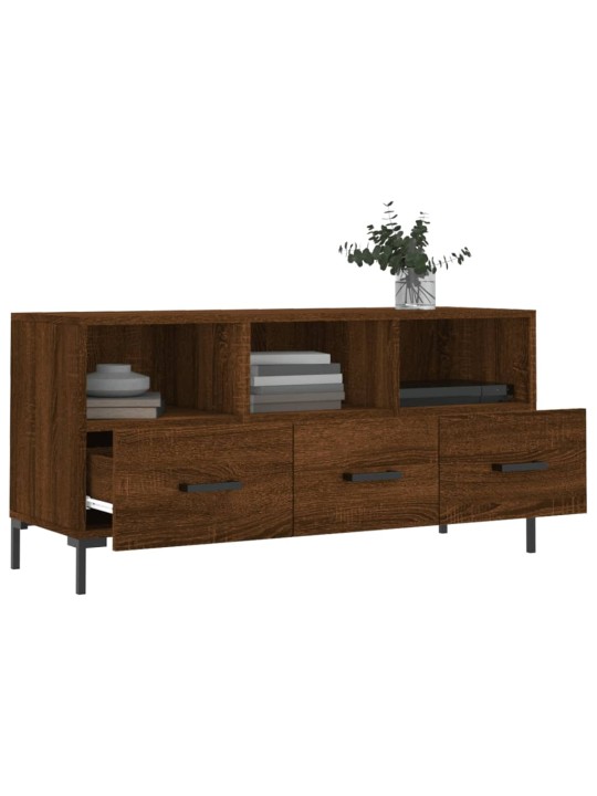 TV skříňka hnědý dub 102 x 36 x 50 cm kompozitní dřevo