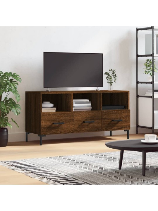 TV skříňka hnědý dub 102 x 36 x 50 cm kompozitní dřevo