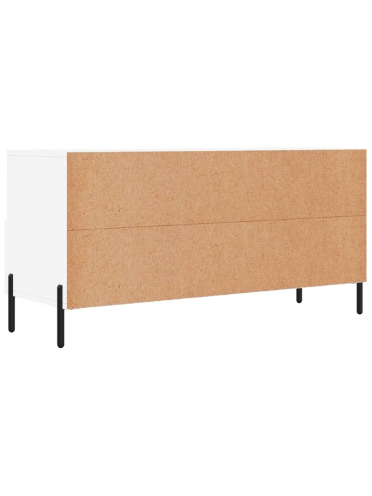 TV skříňka bílá 102 x 36 x 50 cm kompozitní dřevo