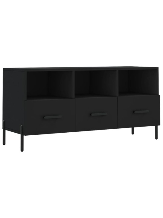 TV skříňka černá 102 x 36 x 50 cm kompozitní dřevo