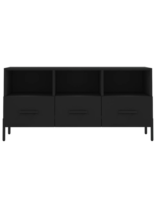 TV skříňka černá 102 x 36 x 50 cm kompozitní dřevo
