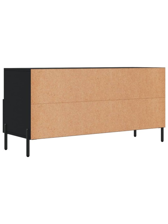 TV skříňka černá 102 x 36 x 50 cm kompozitní dřevo