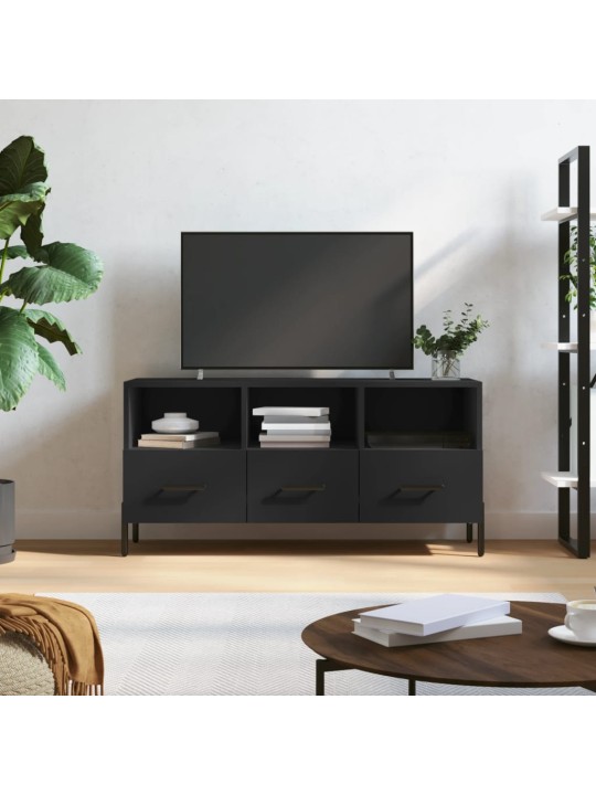 TV skříňka černá 102 x 36 x 50 cm kompozitní dřevo