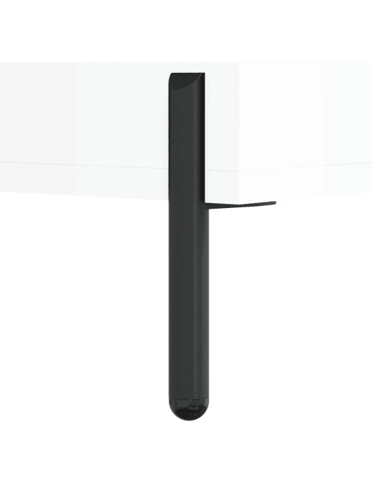 TV skříňka bílá s vysokým leskem 102x36x50 cm kompozitní dřevo