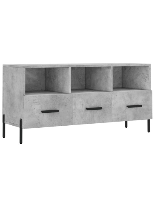 TV skříňka betonově šedá 102 x 36 x 50 cm kompozitní dřevo