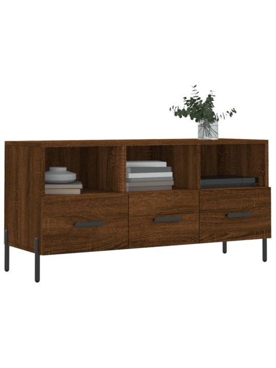 TV skříňka hnědý dub 102 x 36 x 50 cm kompozitní dřevo