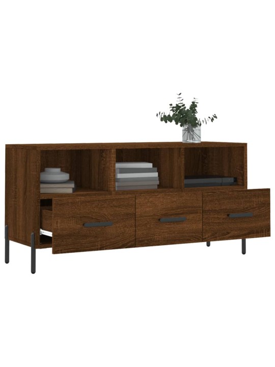 TV skříňka hnědý dub 102 x 36 x 50 cm kompozitní dřevo