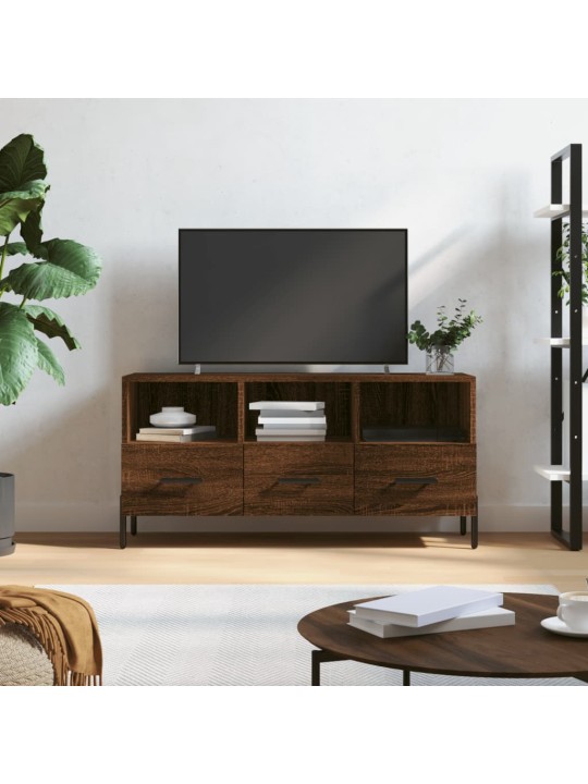 TV skříňka hnědý dub 102 x 36 x 50 cm kompozitní dřevo