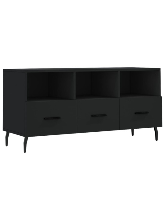 TV skříňka černá 102 x 36 x 50 cm kompozitní dřevo