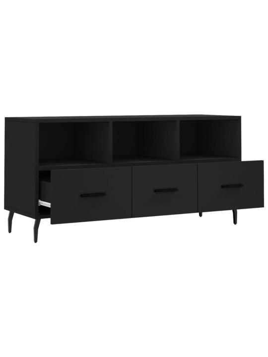 TV skříňka černá 102 x 36 x 50 cm kompozitní dřevo