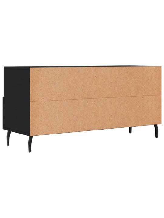 TV skříňka černá 102 x 36 x 50 cm kompozitní dřevo