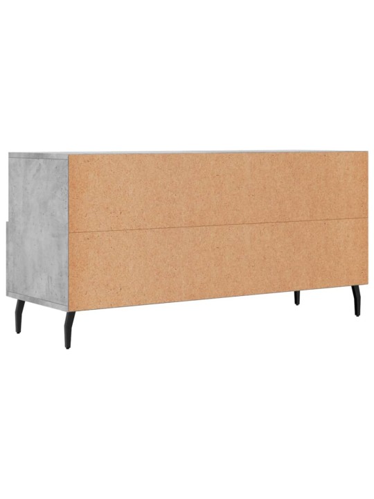 TV skříňka betonově šedá 102 x 36 x 50 cm kompozitní dřevo