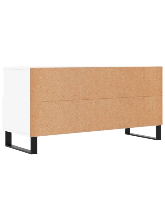 TV skříňka bílá 102 x 36 x 50 cm kompozitní dřevo