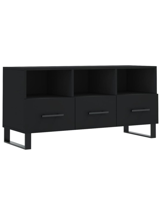 TV skříňka černá 102 x 36 x 50 cm kompozitní dřevo
