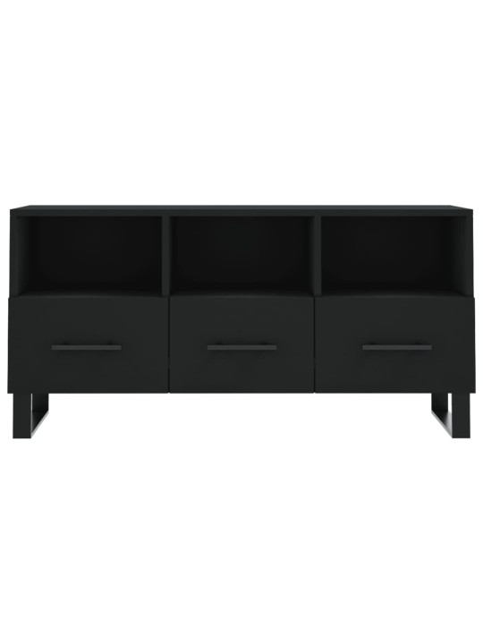 TV skříňka černá 102 x 36 x 50 cm kompozitní dřevo