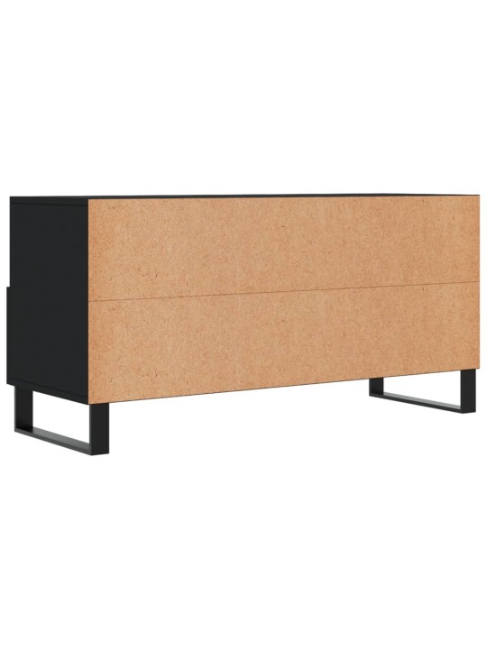 TV skříňka černá 102 x 36 x 50 cm kompozitní dřevo