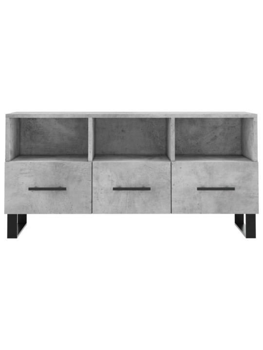 TV skříňka betonově šedá 102 x 36 x 50 cm kompozitní dřevo