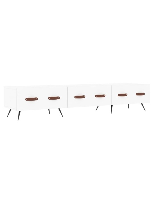 TV skříňka bílá 150 x 36 x 30 cm kompozitní dřevo