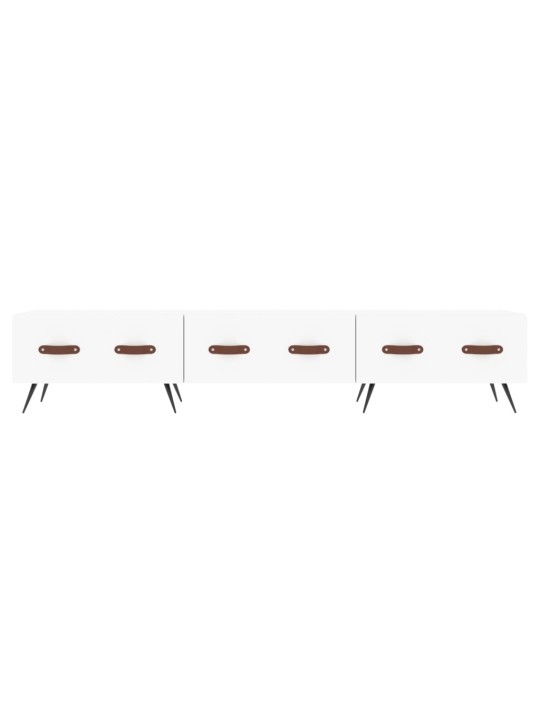 TV skříňka bílá 150 x 36 x 30 cm kompozitní dřevo