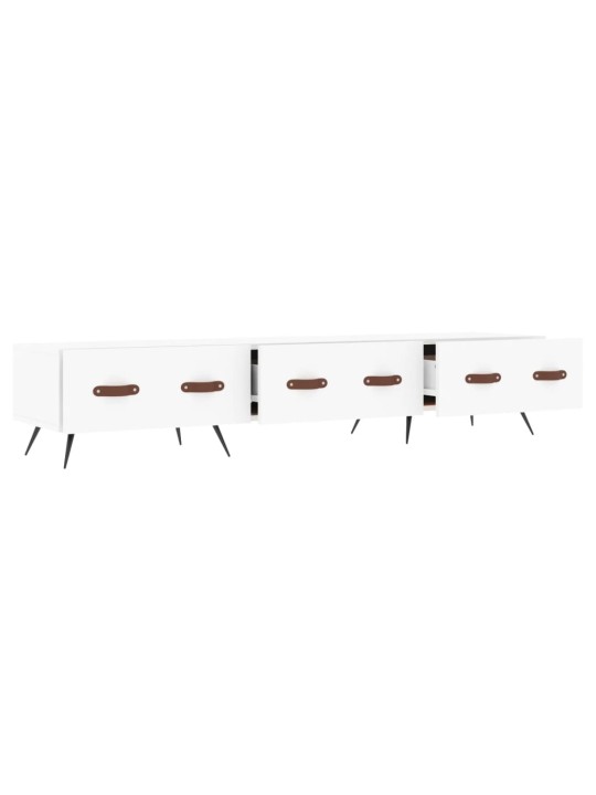 TV skříňka bílá 150 x 36 x 30 cm kompozitní dřevo