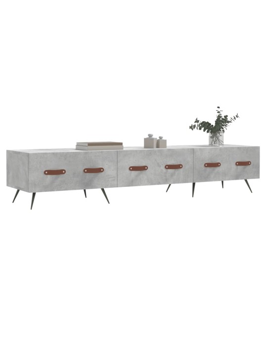 TV skříňka betonově šedá 150 x 36 x 30 cm kompozitní dřevo