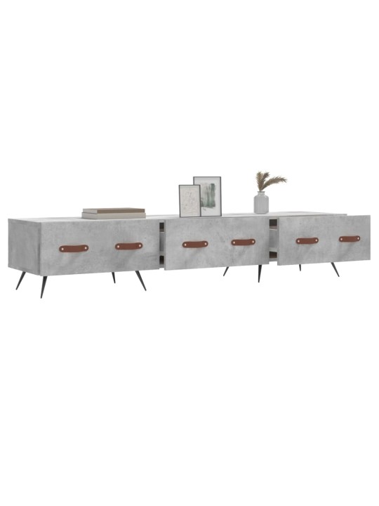TV skříňka betonově šedá 150 x 36 x 30 cm kompozitní dřevo